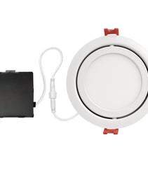 4" Gimbal Flat 120V 6000K 9W