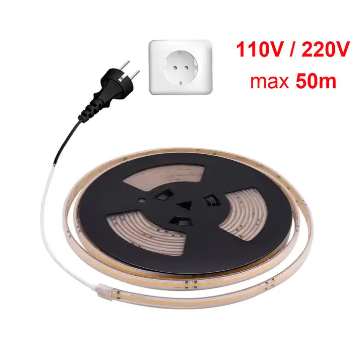 Strip Light Linear Warm White Bty 40m - 131FT 110V COB New