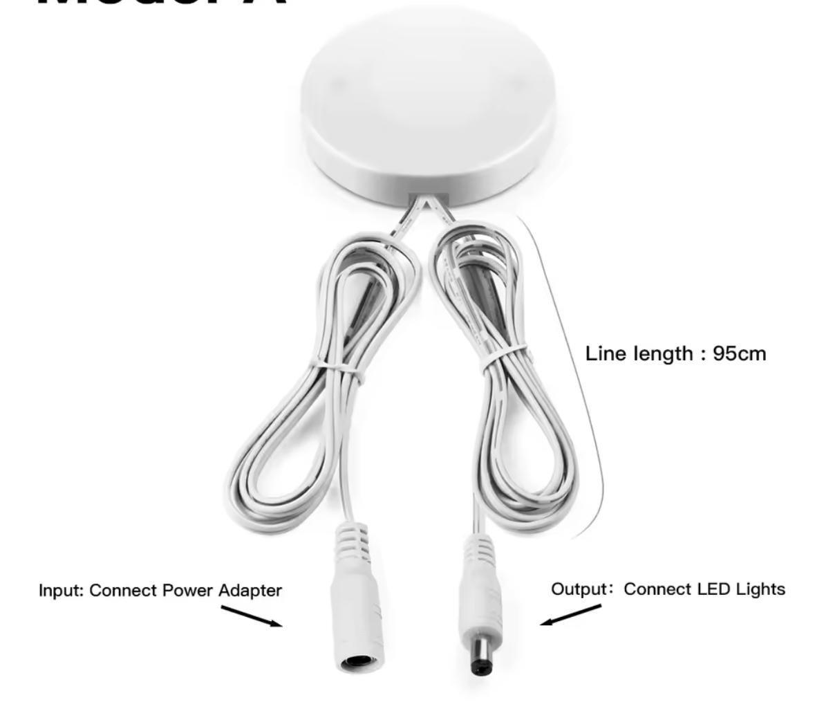 LED touch Dimmer Switch, D - 5v-24V - 100W MAx - Plug - Az