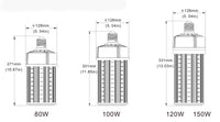 Corn Bulbs - E39 - 150W - 19.500 Lumens - 100-277V - 5000K - BBier