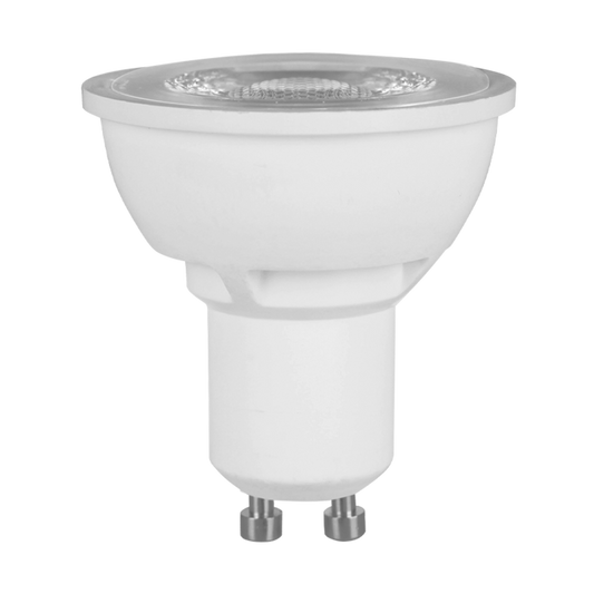 Light Up Your World: 7W GU10 5000K 120V DIM Lux Bulb - Illuminate with Cool Brilliance and Versatility for an Energetic Atmosphere!