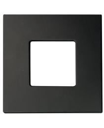 3" Trim Square Black Lux