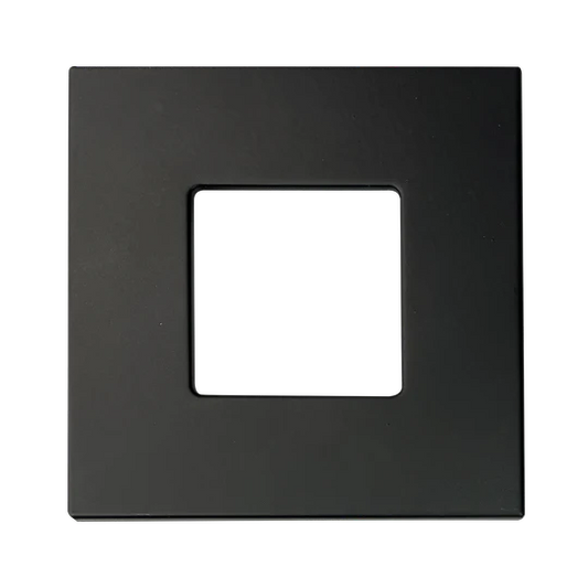 3" Trim Square Black Lux