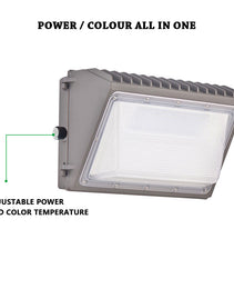 UL Wall Pack 60W-80W-100W-120W - 5000K With Photocell sensor - BBIER