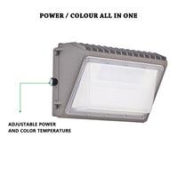 UL Wall Pack 60W-80W-100W-120W - 5000K With Photocell sensor - BBIER