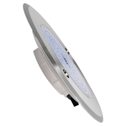 Experience the Magic of Super Slim Pool (Jacuzzi 6") LED Lights - Ultra-Thin - Stainless Steel - RGB 15W 12V (15m Wire) remote control included HTK!