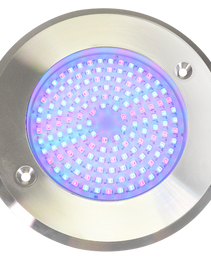 Experience the Magic of Super Slim Pool (Jacuzzi 6") LED Lights - Ultra-Thin - Stainless Steel - RGB 15W 12V (15m Wire) remote control included HTK!