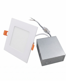 Premium 4 Square Downlight SQ 9W 5CCT AOM - Versatile 5 Color Temperature Selectable LED Light for False Ceiling, Energy-efficient & Long-lasting.