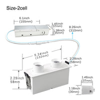 Led Module light 2 head pull - 6W - 5CCT - JXLTXH02