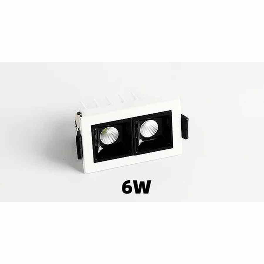 Led Grilled Light 6W WW 2 module KVO