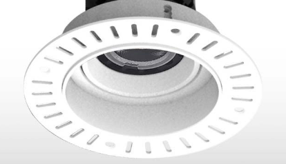 3" Round Trimless White  - JXLTRIM