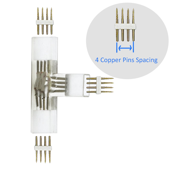 T Connector for RGB 110V strip