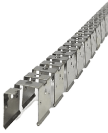 Bendable profile for Neon: Stainless steel material by meter