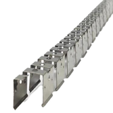Bendable profile for Neon: Stainless steel material by meter