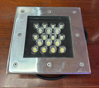 Underground Square IP68 18W cw