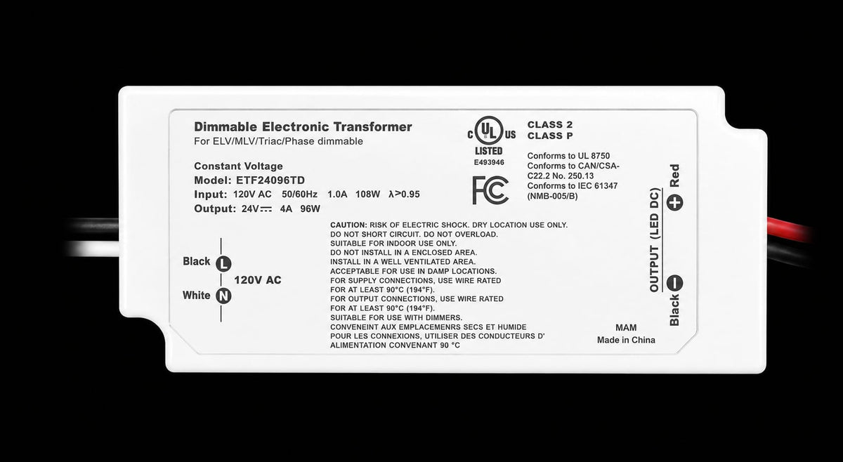 Power Supply electronic 96W - 24V - DIM- Small - IP20