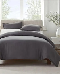 Serta Simply Clean Solid Duvet Cover Twin
