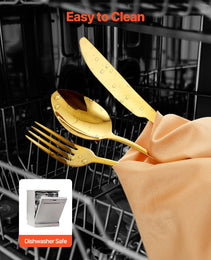 60-Piece Silverware Set Stainless Steel Cutlery Flatware Utensil Kitchen For 12