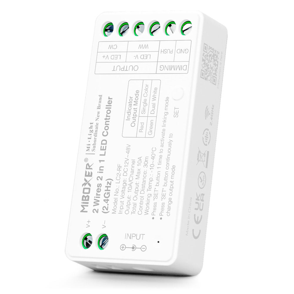 Milight LC2-RF 2 Wires 2 in 1 LED Controller (2.4GHz)