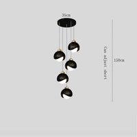 Bedroom Bedside Hanging Pendant Lamp Glass Ball LED Chandelier Lighting Ceiling Modern Interior Home Decor Lights Dining Kitchen
