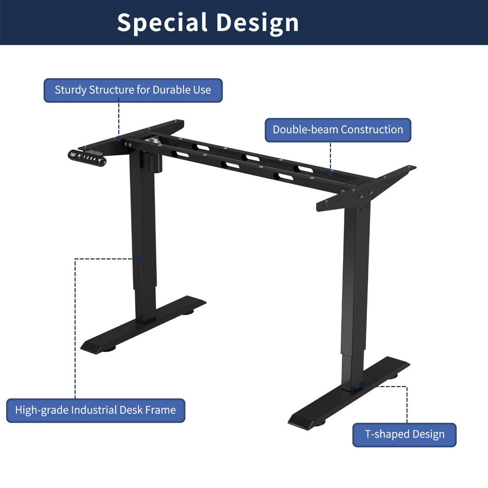 Electric Standing Desk Height Adjustable Desk For Home And Office Computer Table Gaming Desk Modern Luxiury Table 55   Lift-up Desk
