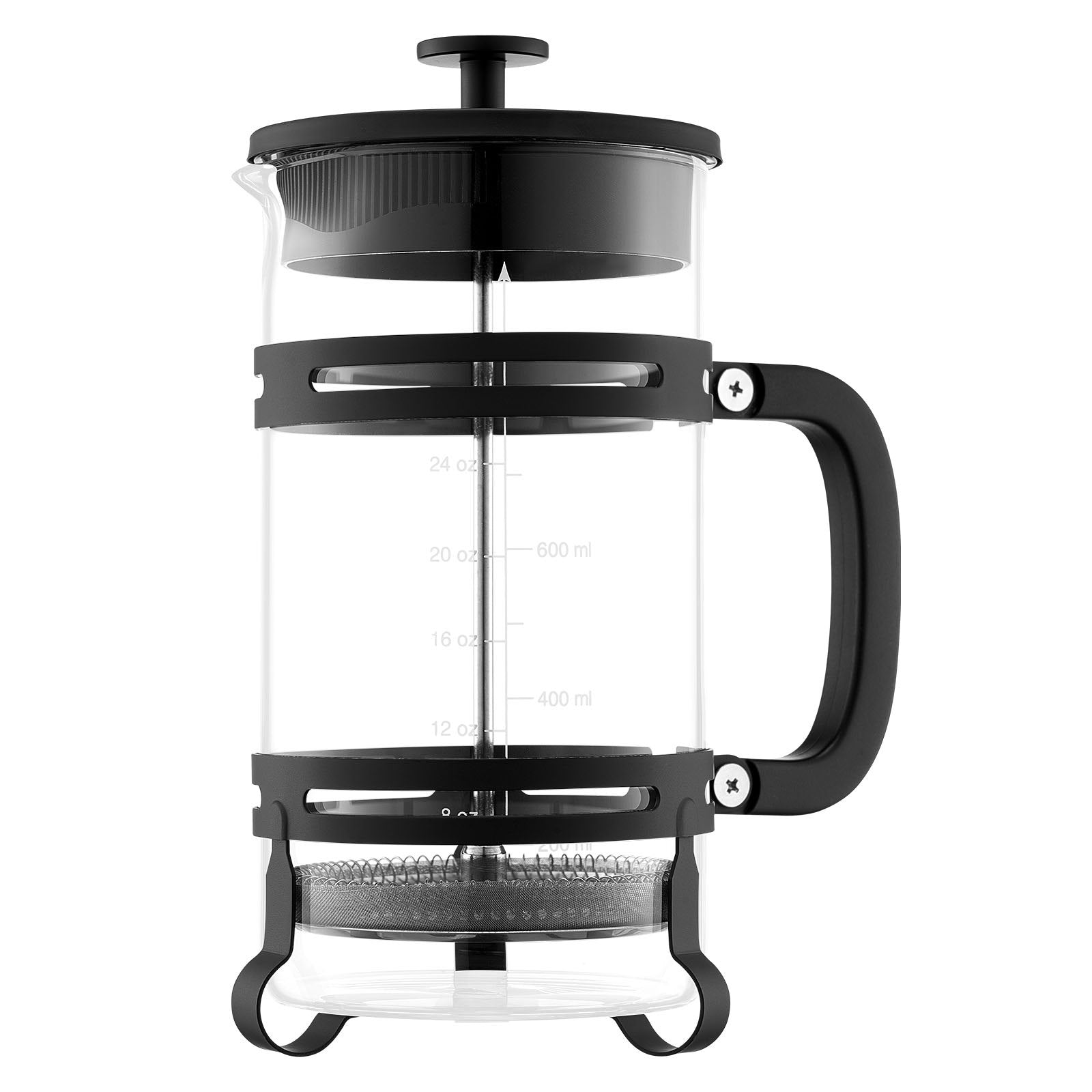 34oz Glass French Press – 1L Heat-Resistant Borosilicate Coffee & Tea Maker with Precision Filtration