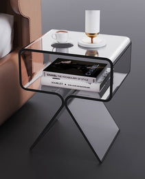 Minimalist Transparent Acrylic Side Table Sofa And Tea Table