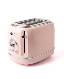 Professional 2-Slice Toaster – Metal Housing with 6 Browning Levels & Self-Centering Design
