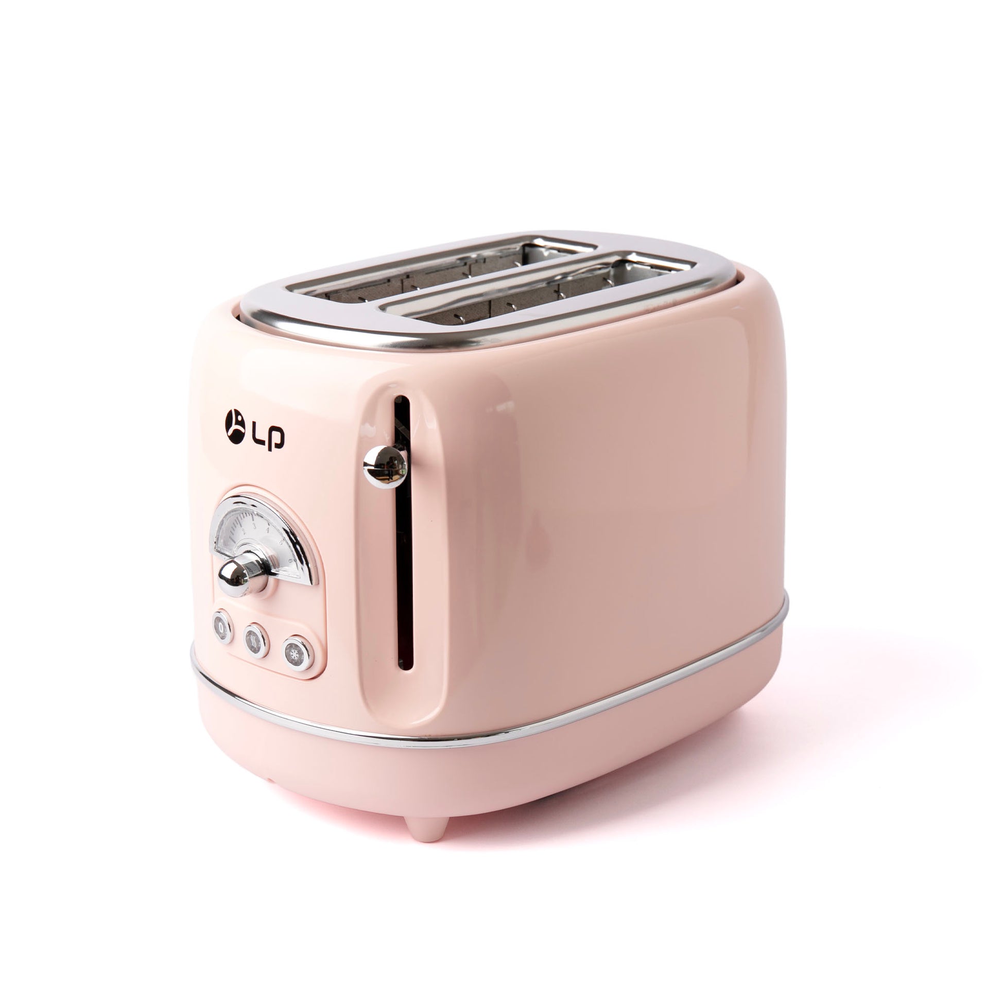 Professional 2-Slice Toaster – Metal Housing with 6 Browning Levels & Self-Centering Design