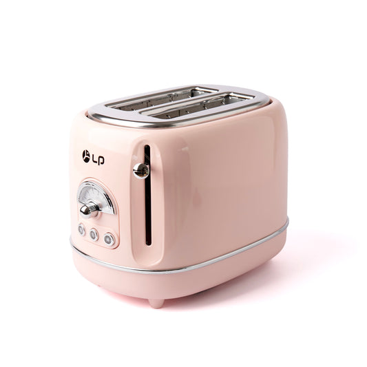 Professional 2-Slice Toaster – Metal Housing with 6 Browning Levels & Self-Centering Design