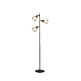 Adjustable Cage Shade Industrial Farmhouse Metal Floor Lamp - CJDS