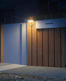 Radiate Nature's Glow: Embrace Solar LED Wall pack LD- SWL - 6W - Brick - White