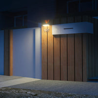 Radiate Nature's Glow: Embrace Solar LED Wall pack LD- SWL - 6W - Brick - White