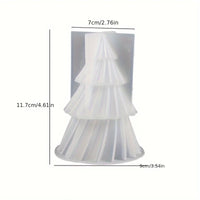 Christmas Tree Scented Candles Silicone Mold DIY Aromath Candle Soap Making Tools Resin Molds Christmas Candle Scented Decor