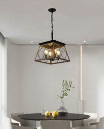Farmhouse Chandelier 4 Lights Vintage Antique Chandelier Lamps
