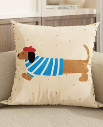 New Cute Dog Pillowcase Bedroom Cushion Cover Sofa Cushions Pillows Cover 45x45cm Pillow Case Home Decoration Car Office Seat