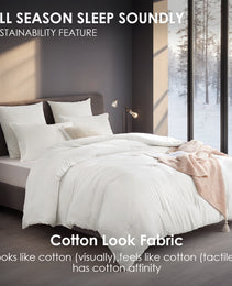 All-Season Oversized Solid Plump Duvet - Premium Durable Comforter With Enhanced Warmth. This Thick Winter Quilt Insert Provides Year-round Comfort, Making It An Ideal Christmas Gift For Daily Use.