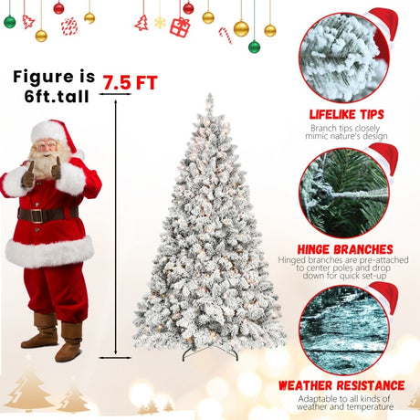 PVC, Christmas Tree, Christmas Decorations, Warm Lights - CJDS - CC