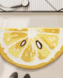 Lemon Fruit Bath Mats Cute Bathroom Rugs