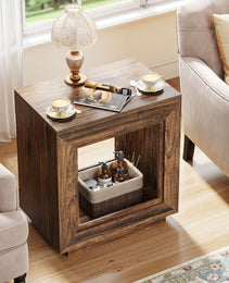 Eight-immortal Table Living Room Corner Storage Movable Side Table Cabinet