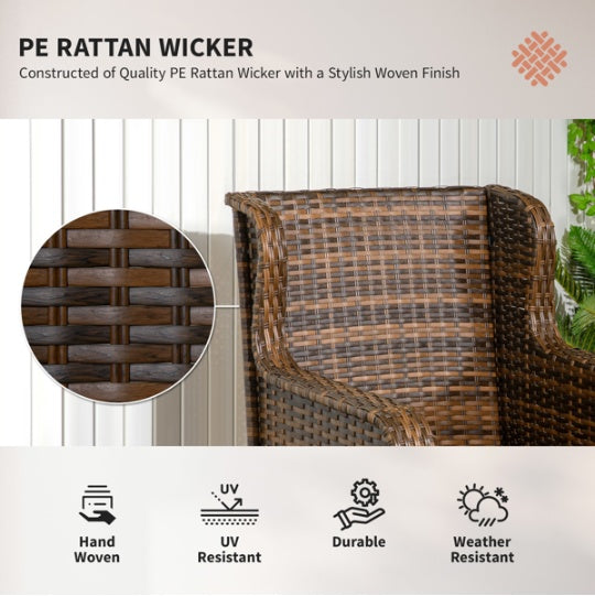 Pieces Patio Furniture Set