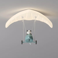Cartoon Pilot Ceiling Lamps For Children's Room Study Bedroom LED Pendent Kids Room Boy Baby Nursery Home Decoration Chandeliers