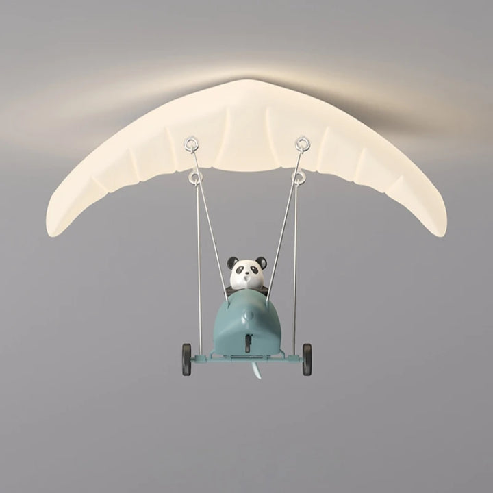 Cartoon Pilot Ceiling Lamps For Children's Room Study Bedroom LED Pendent Kids Room Boy Baby Nursery Home Decoration Chandeliers