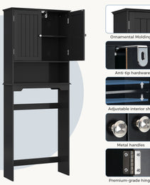 Drawer-equipped Toilet Above Storage Rack, Bathroom Toilet And Towel Storage Rack, Standalone Toilet Stand