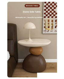 Designer Side Table Creative Light Luxury High-end Cream Style Small Coffee Table