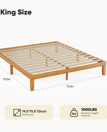 Full-size Wooden Bed Frame