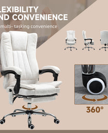 Massage Office Chair , Reclining Computer Chair