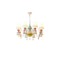 Macaron children's room chandelier Nordic creative cute princess room girl bedroom personality ins cream wind lamps