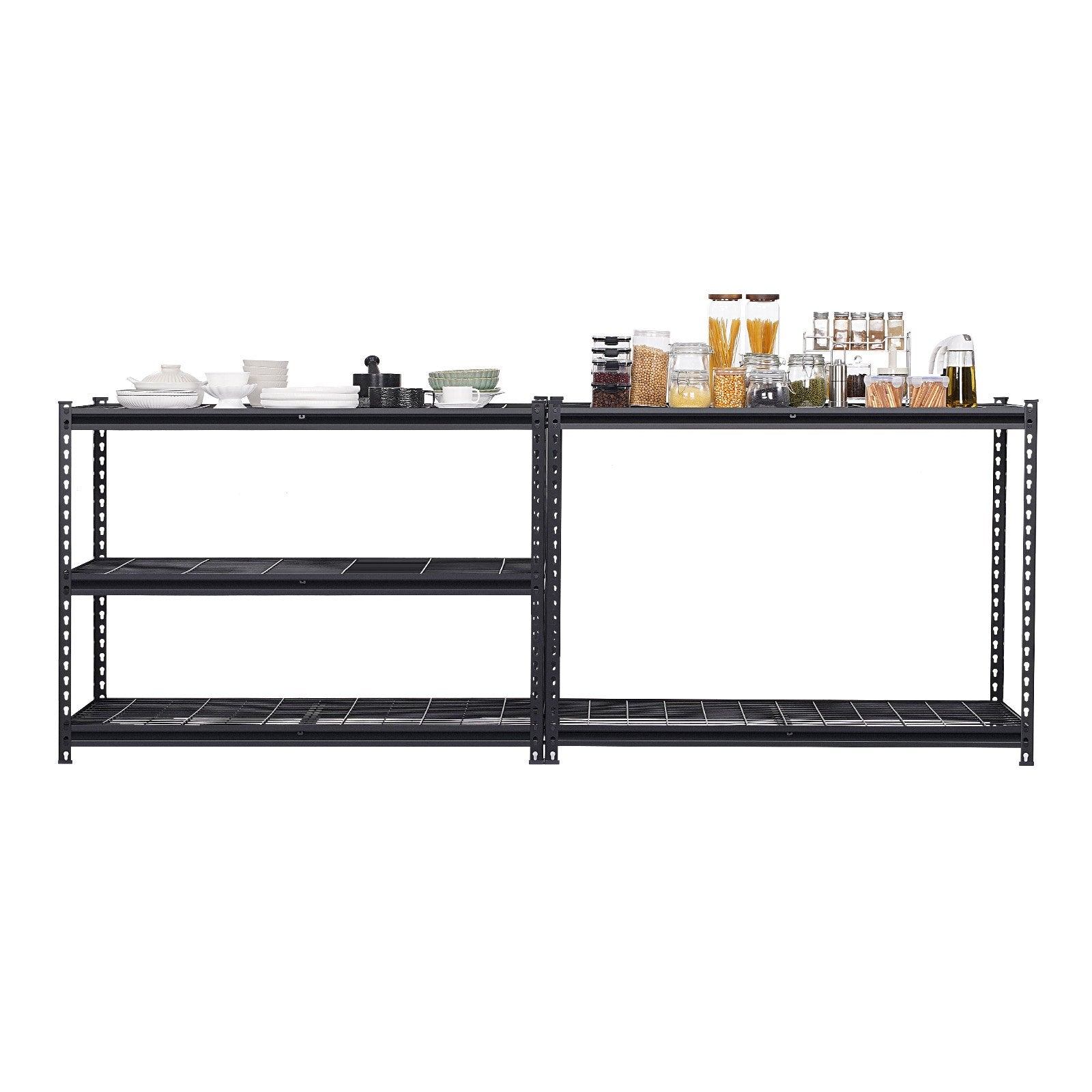 Storage Shelves 5 Tier Adjustable Heavy Duty Garage Shelving Units 3000 Lbs