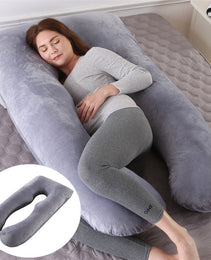 Summer Sleeping Support Pillow For Pregnant Women U Shape Maternity Pillows Pregnancy Ice Silk